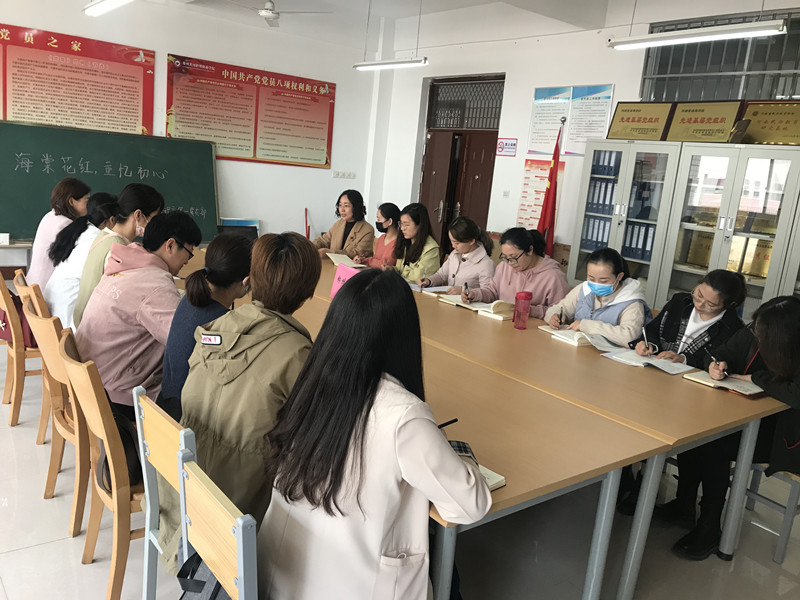 【护理系】海棠花红，重忆初心         护理系党总支第一支部开展主题党日活动