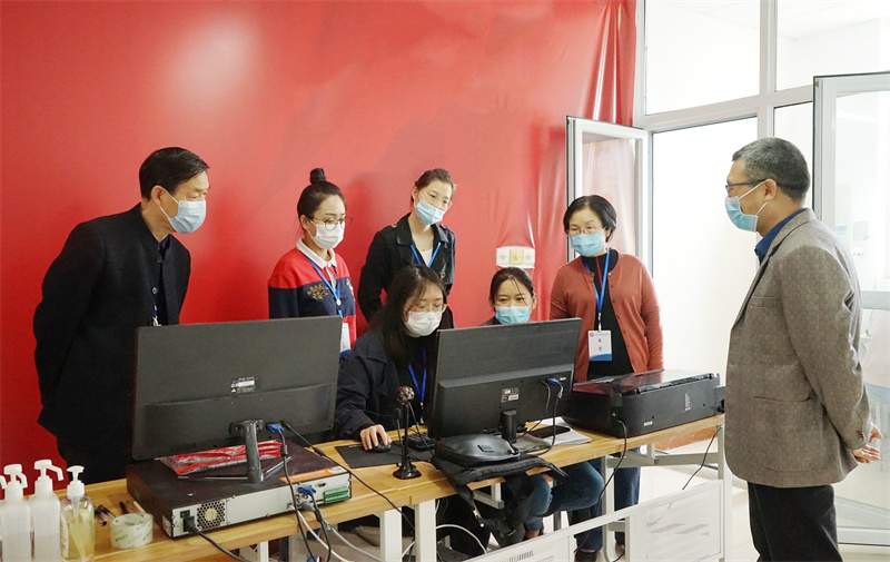 太阳成集团tyc33455cc2022年高职单招线上考试圆满完成